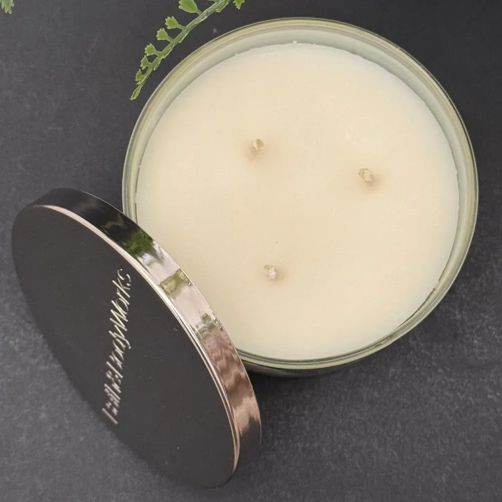 BBW White Velvet Coconut Bath & Body Works 3 Wick Candle - Picture 6 of 10